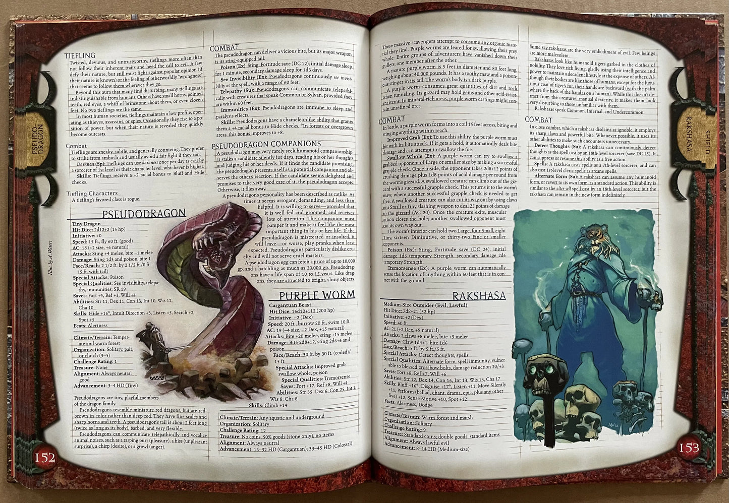 Monster Manual Dungeons & Dragons 3e - Lichyard Games