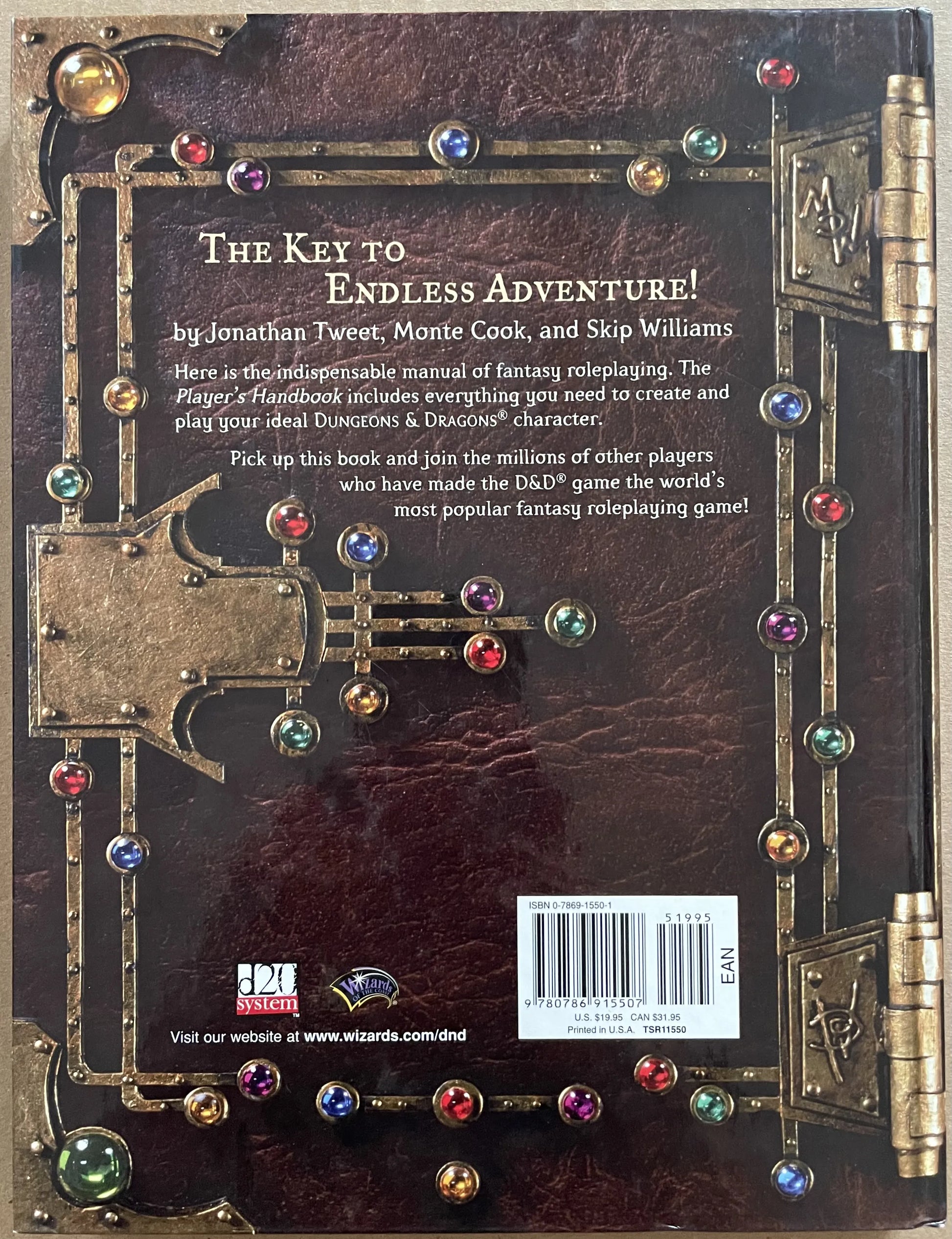 Player's Handbook Dungeons & Dragons 3e - Lichyard Games