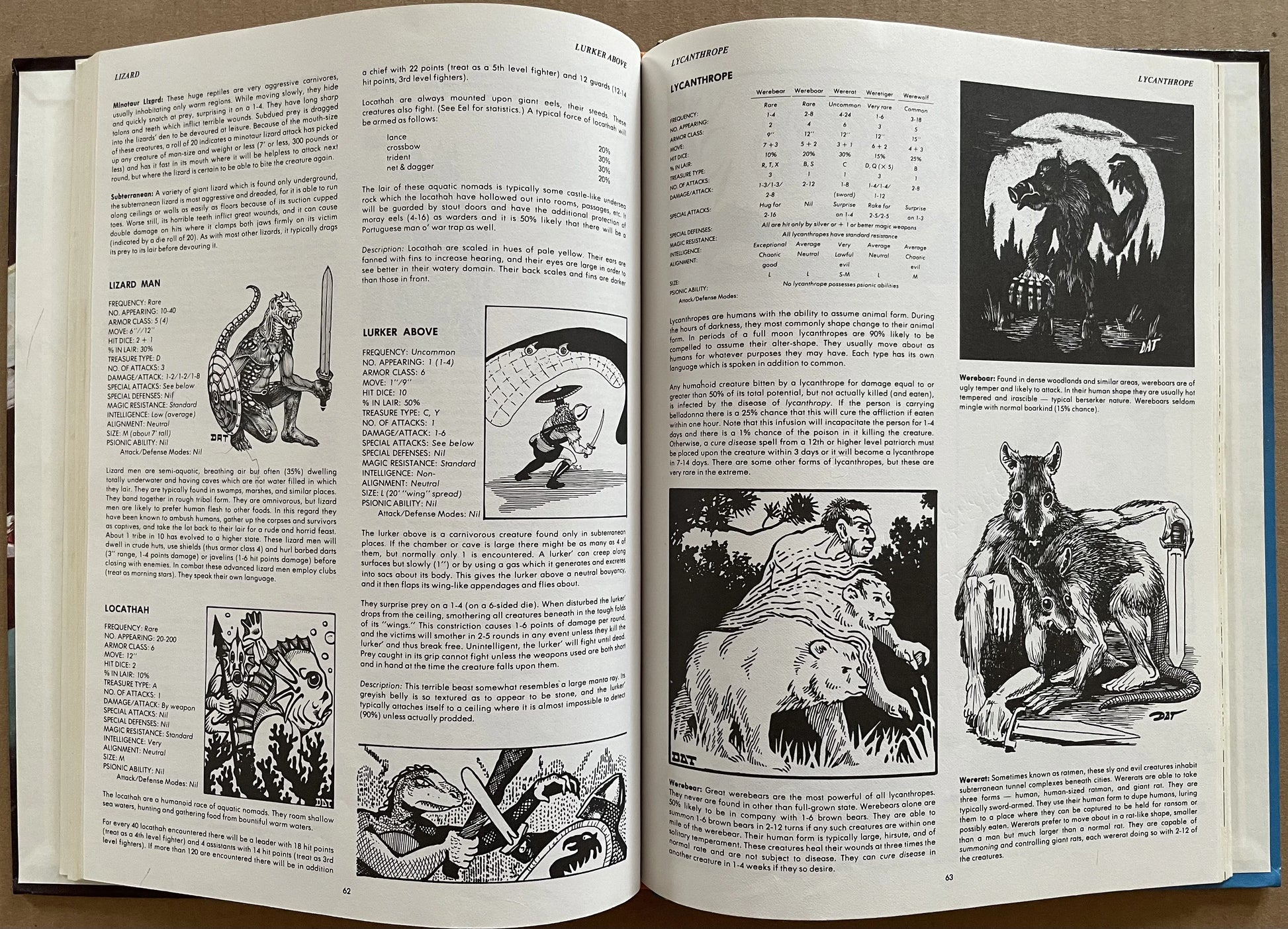 Monster Manual 2009 Advanced Dungeons & Dragons 1e - Lichyard Games