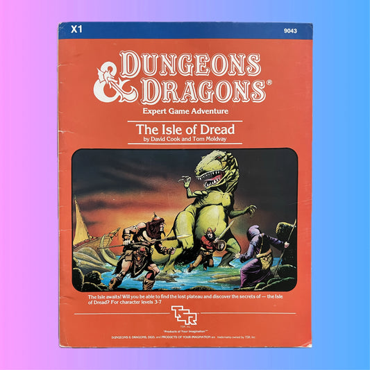The Isle of Dread X1 9043 Dungeons & Dragons - Lichyard Games