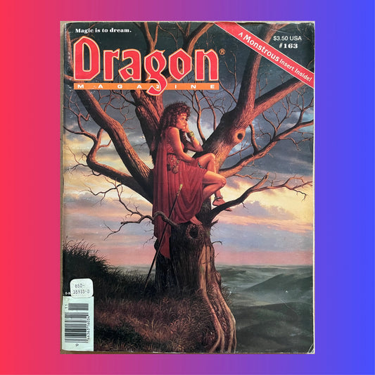 Dragon Magazine #163 November 1990 TSR - Lichyard Games
