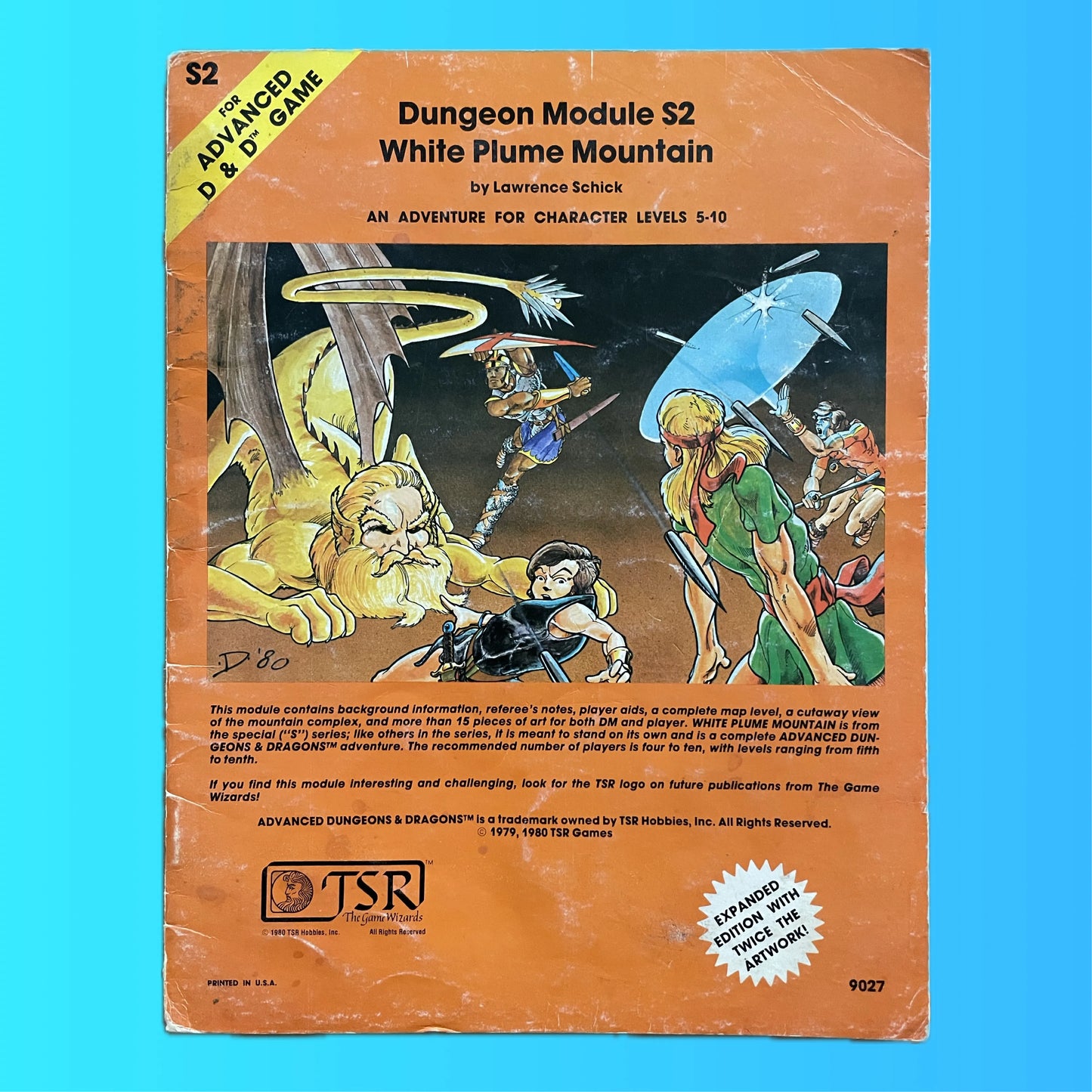 White Plume Mountain S2 9027 AD&D 1e - Lichyard Games