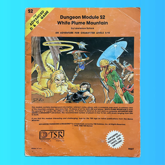 White Plume Mountain S2 9027 AD&D 1e - Lichyard Games