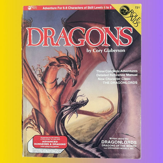 Dragons Role Aids 721 Mayfair Games Advanced Dungeons & Dragons - Lichyard Games