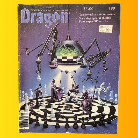 Dragon Magazine #89 September 1984 TSR - Lichyard Games