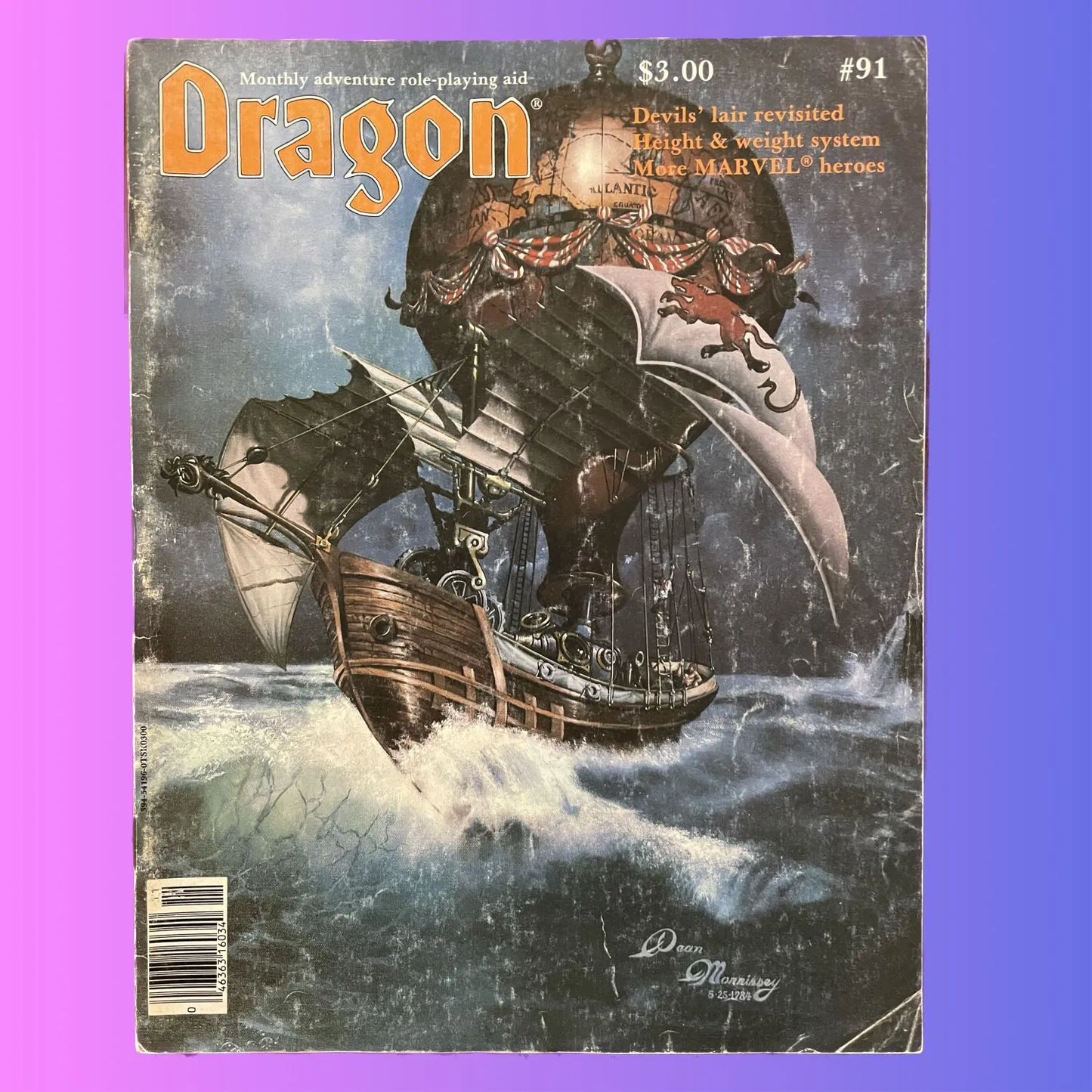 Dragon Magazine #91 November 1984 TSR - Lichyard Games