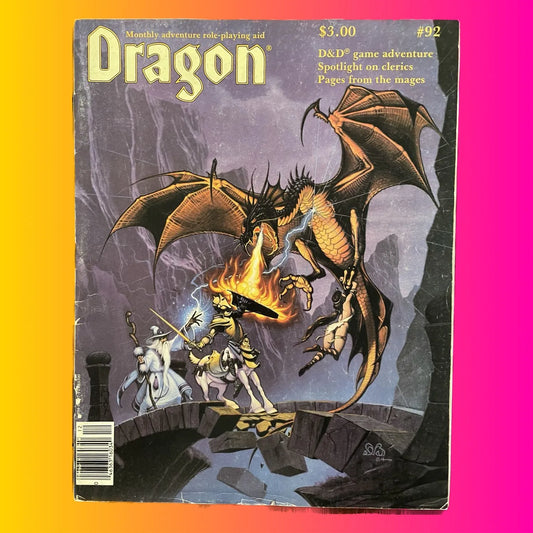 Dragon Magazine #92 December 1984 TSR - Lichyard Games