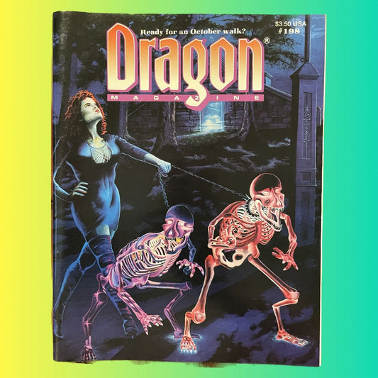 Dragons Magazine #198 October 1993 TSR - Lichyard Games