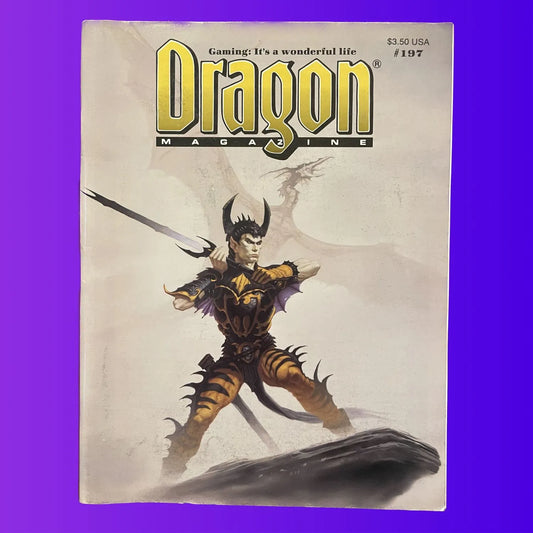 Dragons Magazine #197 September 1993 TSR - Lichyard Games