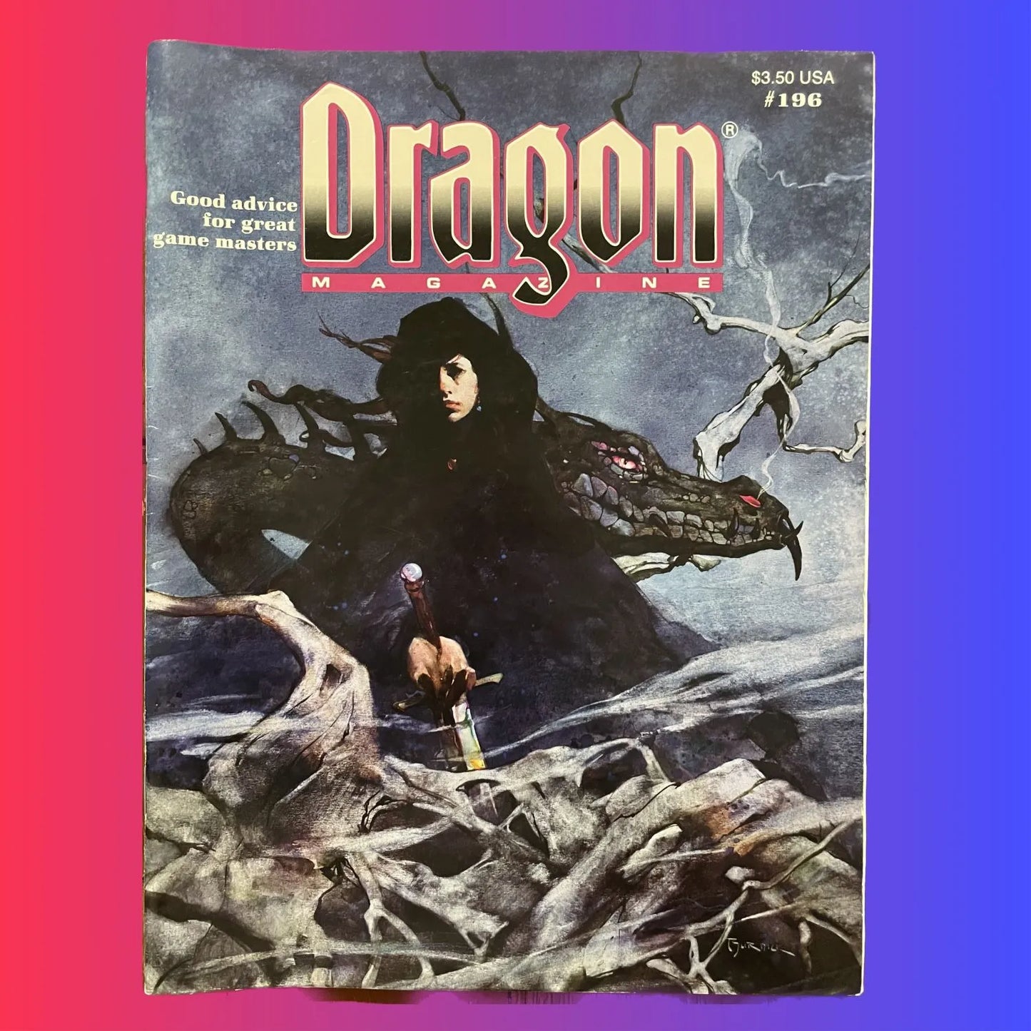 Dragons Magazine #196 August 1993 TSR - Lichyard Games