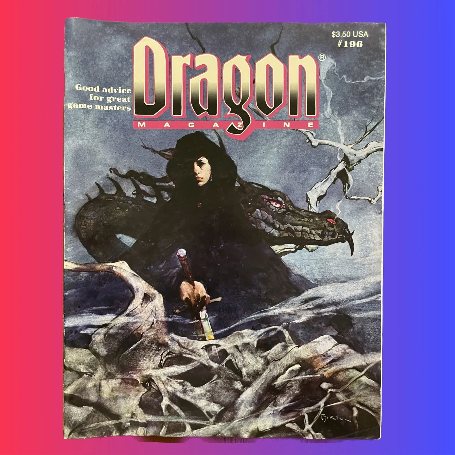 Dragons Magazine #196 August 1993 TSR - Lichyard Games