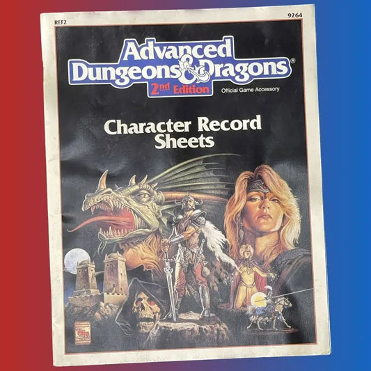 Character Record Sheets REF2 9264 Advanced Dungeons & Dragons 2e - Lichyard Games