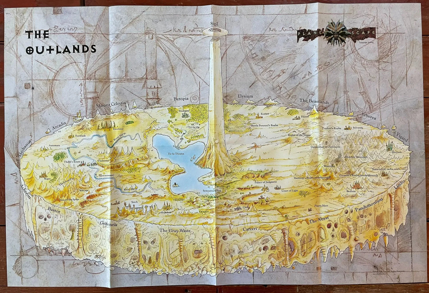 Planescape Boxed Set 2600 Advanced Dungeons & Dragons 2e - Lichyard Games