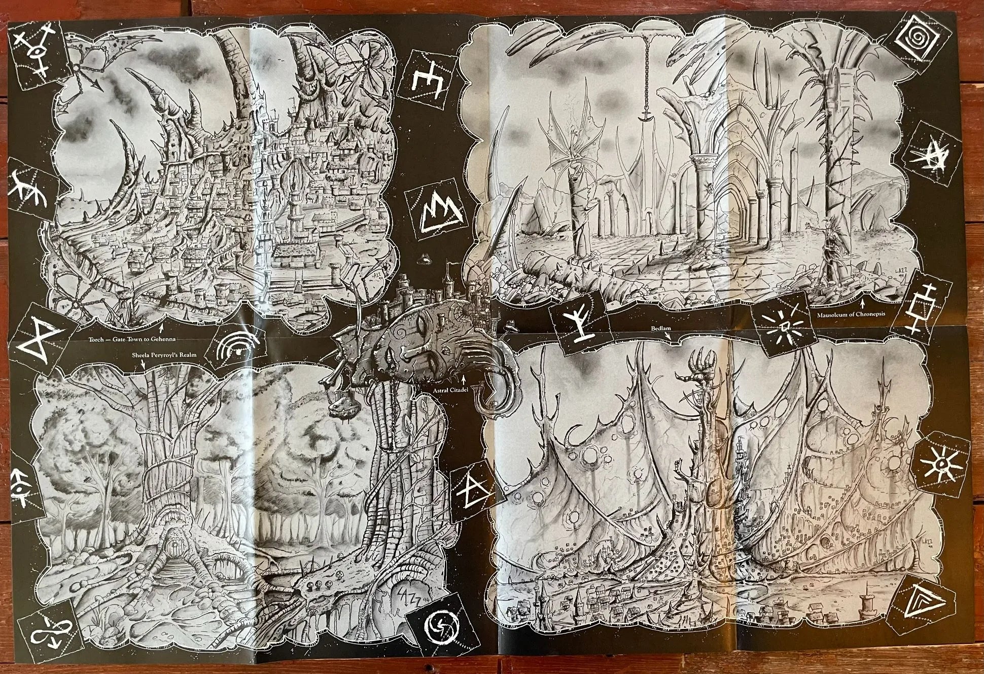 Planescape Boxed Set 2600 Advanced Dungeons & Dragons 2e - Lichyard Games