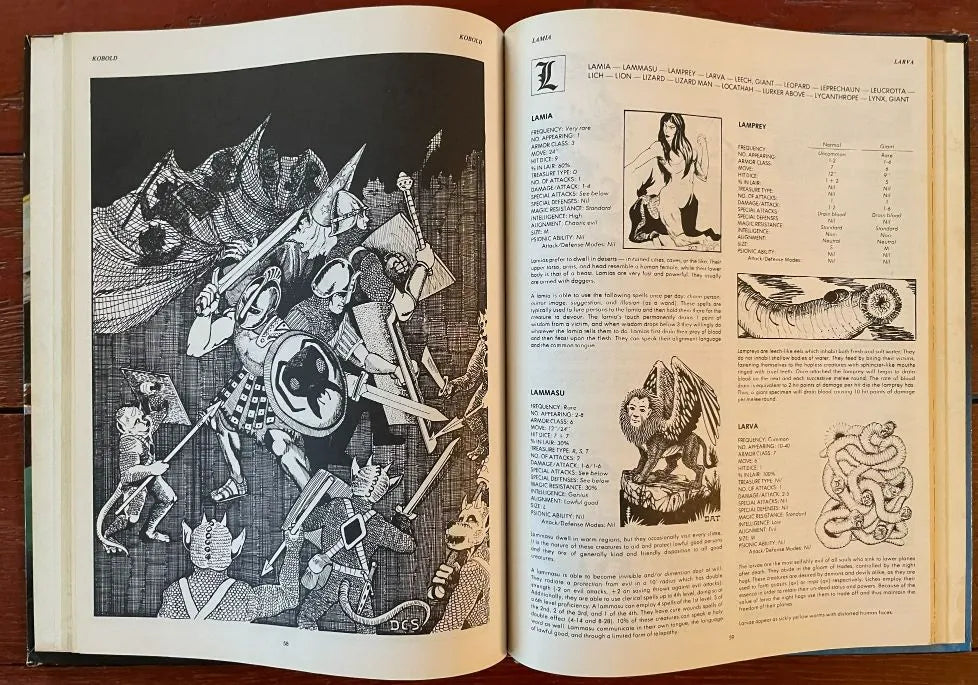 Monster Manual 2009 Advanced Dungeons & Dragons 1e - Lichyard Games