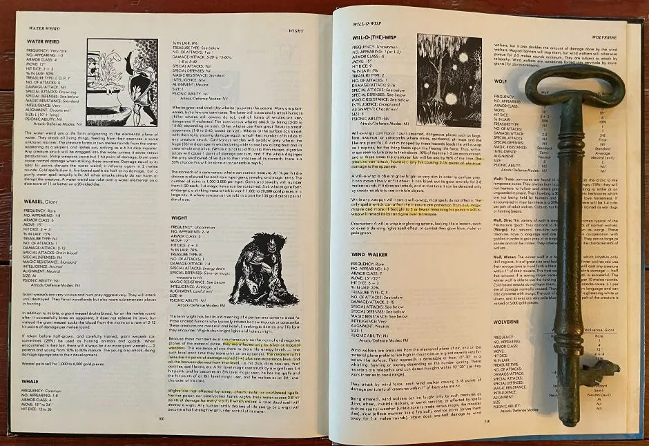 Monster Manual 2009 Advanced Dungeons & Dragons 1e - Lichyard Games