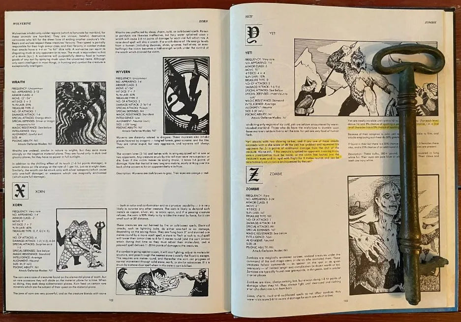 Monster Manual 2009 Advanced Dungeons & Dragons 1e - Lichyard Games