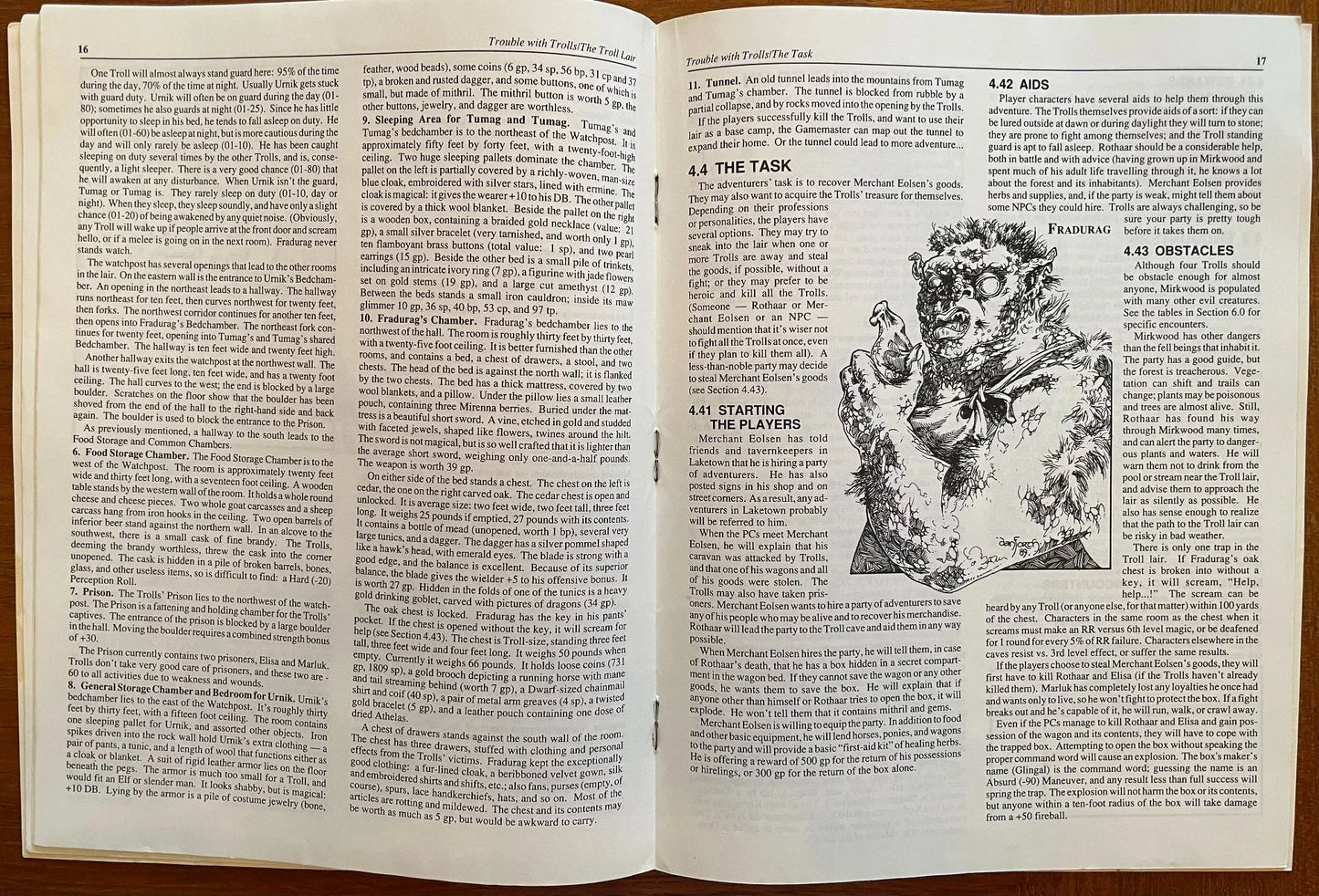 Denizens of the Dark Wood 8111 Middle Earth Roleplaying Game MERP ICE - Lichyard Games