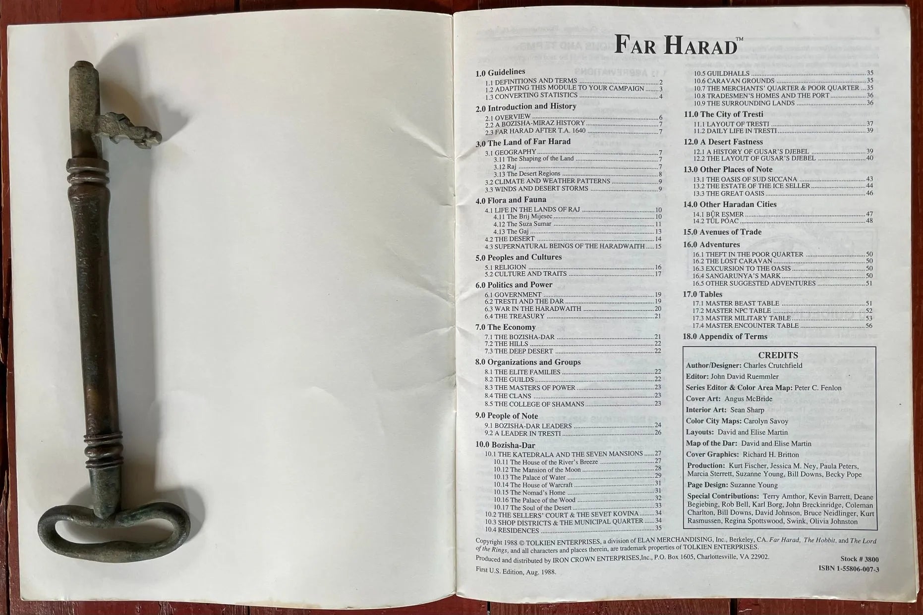 Far Harad The Scorched Land 3800 Middle Earth Roleplaying Game MERP ICE - Lichyard Games