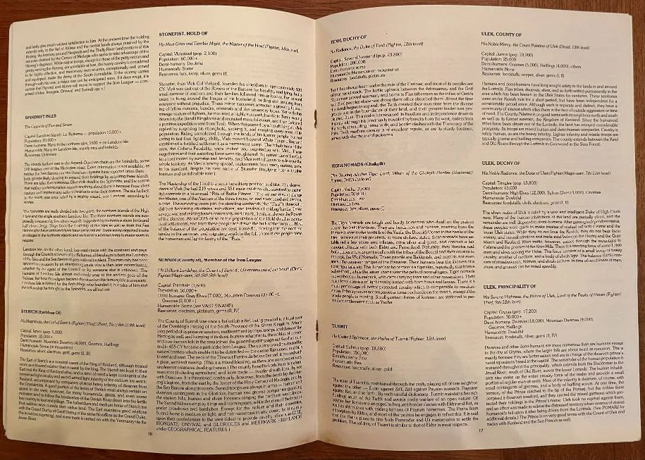 The World of Greyhawk Folio 9025 Advanced Dungeons and Dragons - Lichyard Games