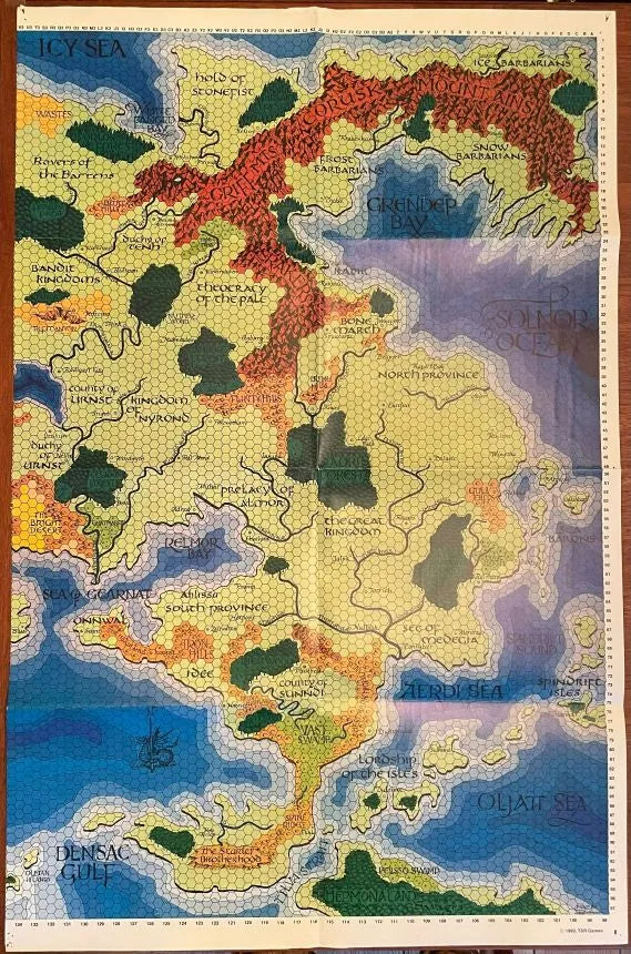 The World of Greyhawk Folio 9025 Advanced Dungeons and Dragons - Lichyard Games