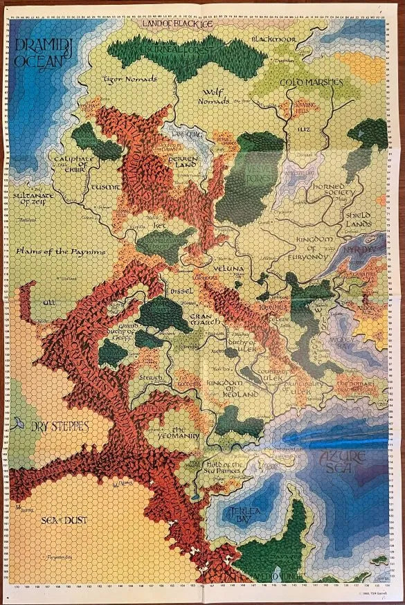 The World of Greyhawk Folio 9025 Advanced Dungeons and Dragons - Lichyard Games