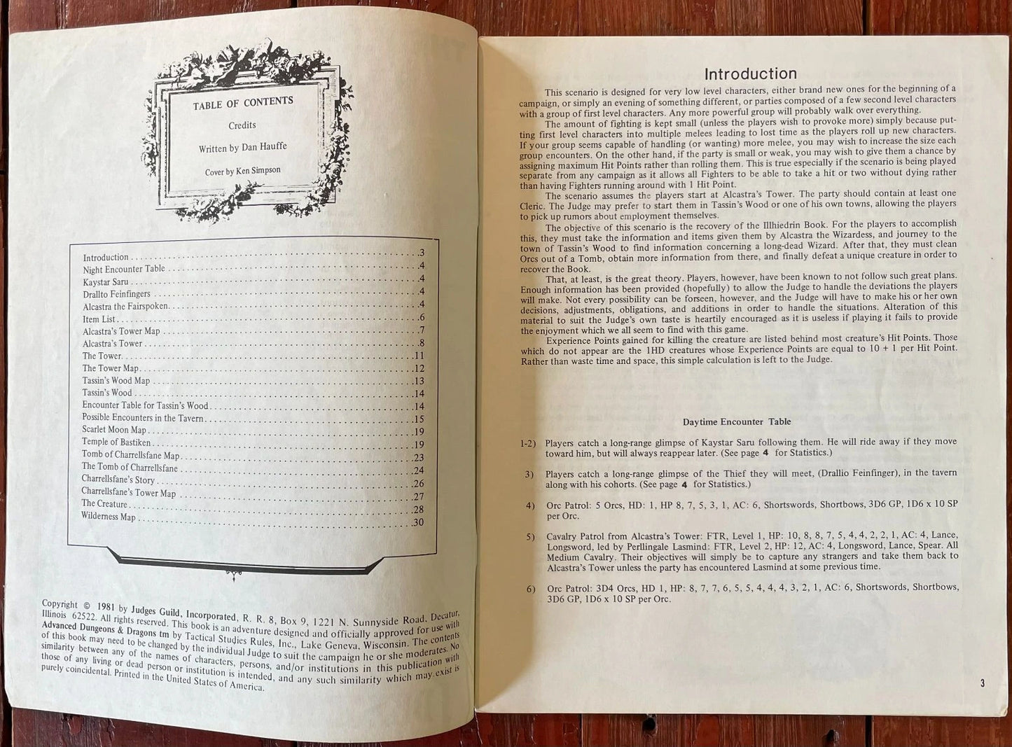 The Illhiedrin Book 750 Judges Guild AD&D - Lichyard Games