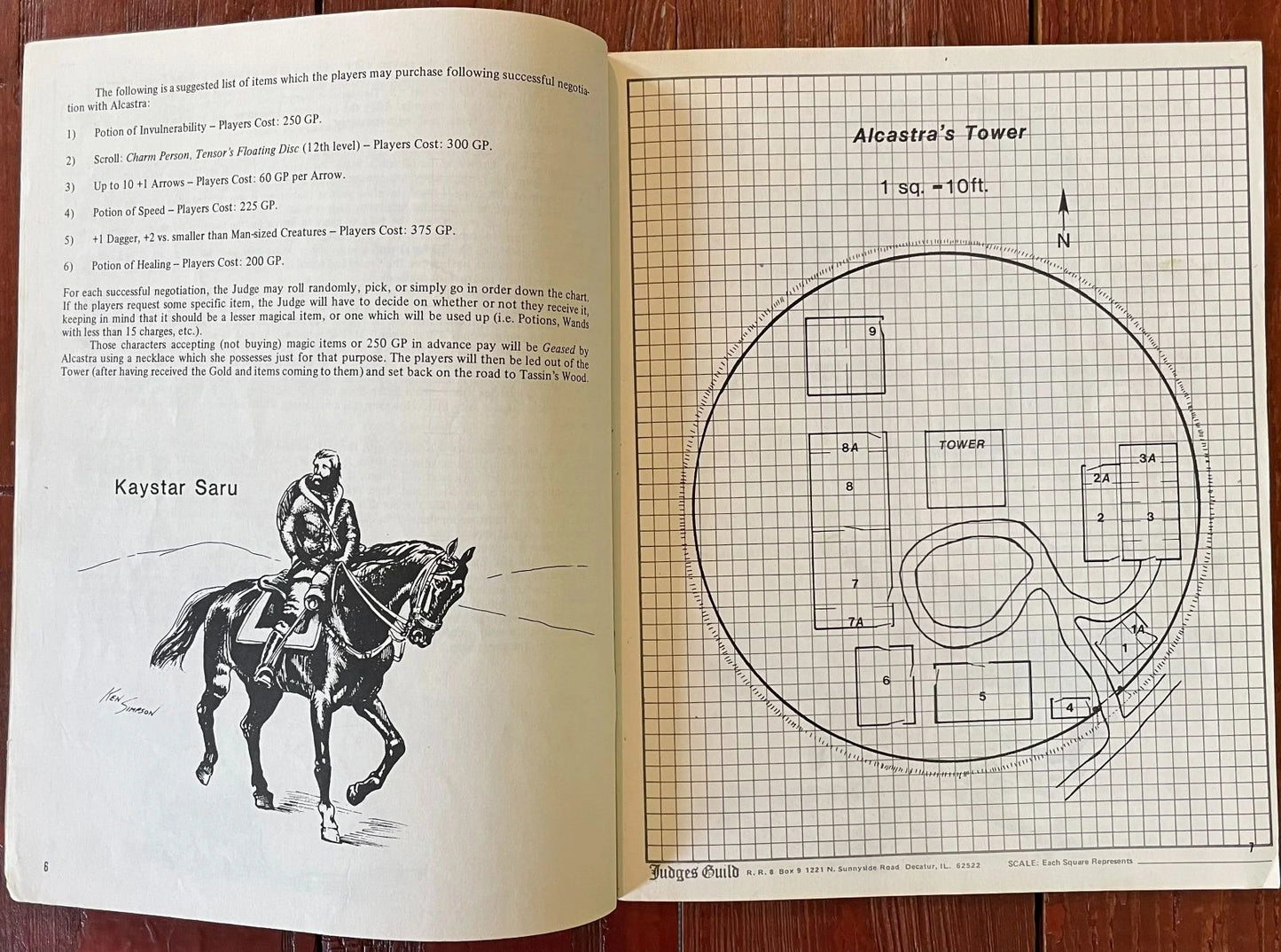 The Illhiedrin Book 750 Judges Guild AD&D - Lichyard Games
