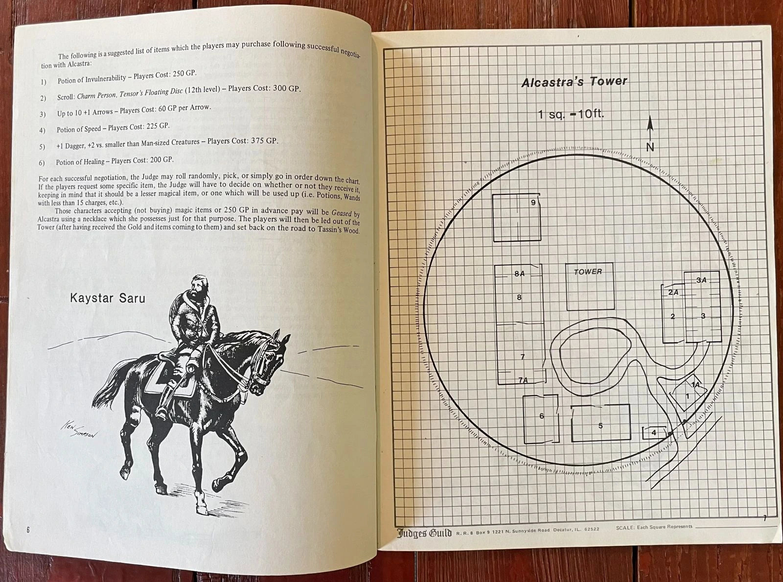 The Illhiedrin Book 750 Judges Guild AD&D - Lichyard Games