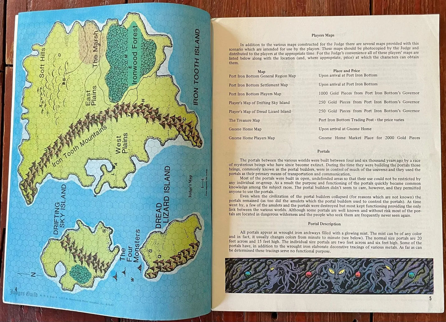 Portals of Irontooth 560 Judges Guild AD&D - Lichyard Games