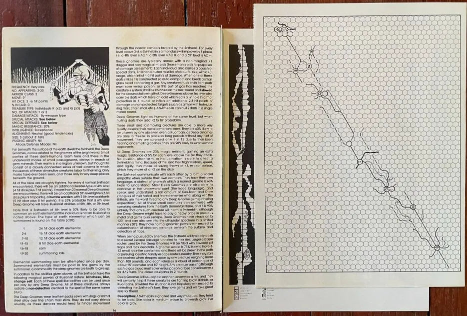 Shrine of the Kuo-Toa D2 9020 AD&D 1e (Monochrome) - Lichyard Games
