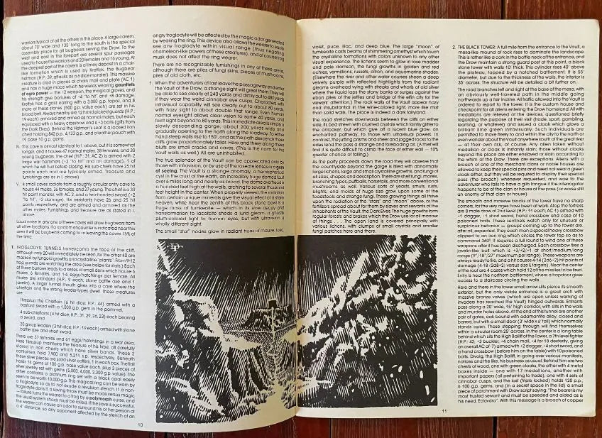 Vault of the Drow D3 9021 AD&D 1e (Monochrome) - Lichyard Games