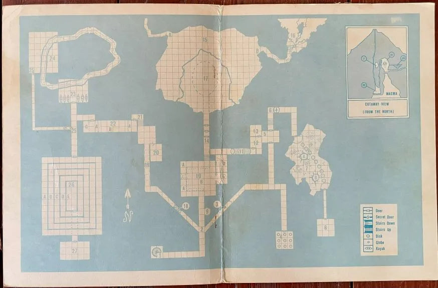 White Plume Mountain S2 9027 AD&D 1e (Monochrome) - Lichyard Games