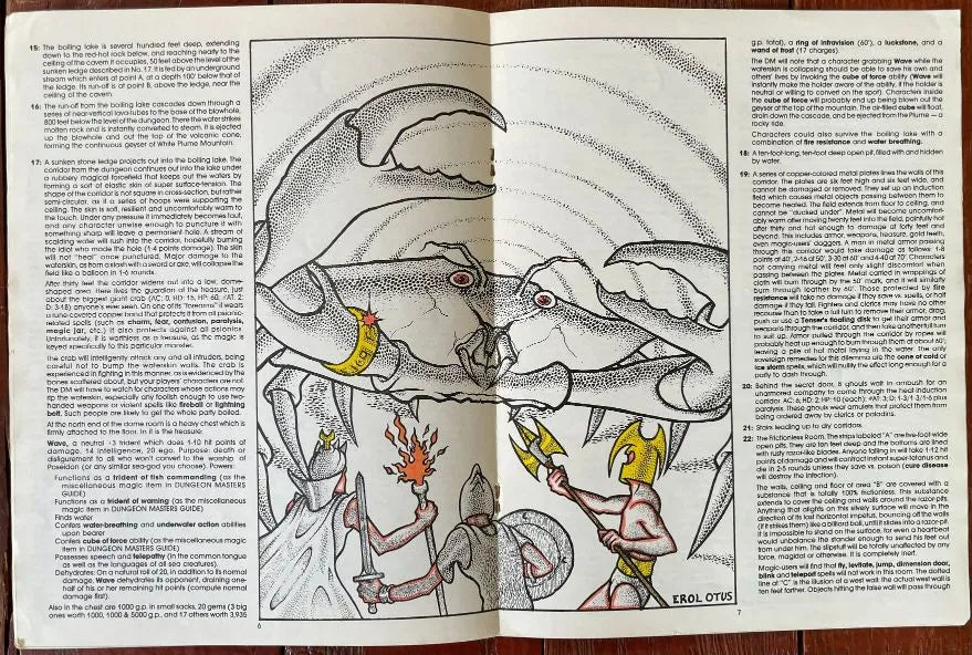 White Plume Mountain S2 9027 AD&D 1e (Monochrome) - Lichyard Games