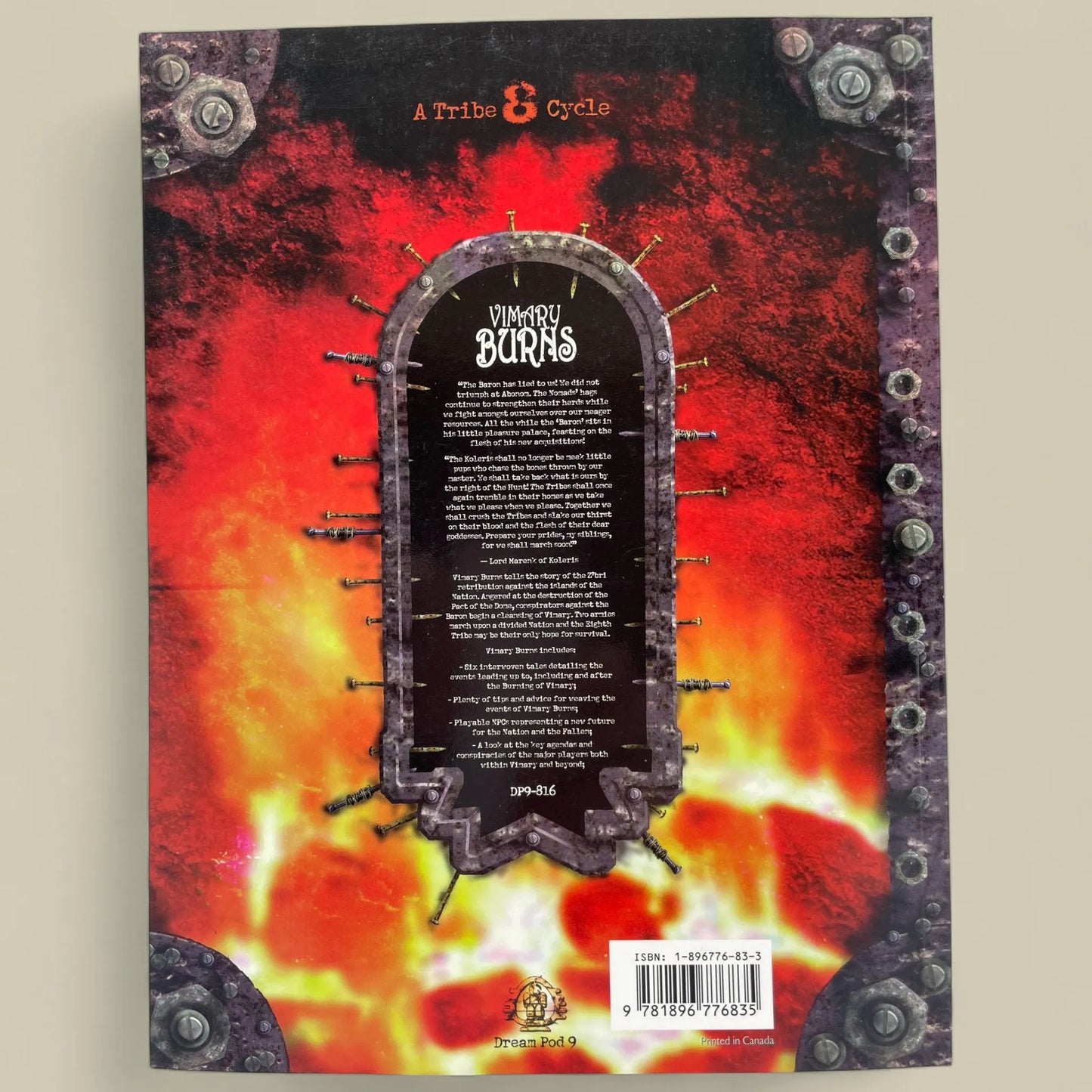 Vimary Burns A Tribe 8 Cycle Dream Pod 9
