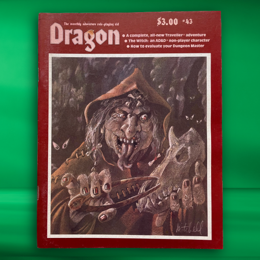 Dragon Magazine #43 November 1980 TSR - Lichyard Games