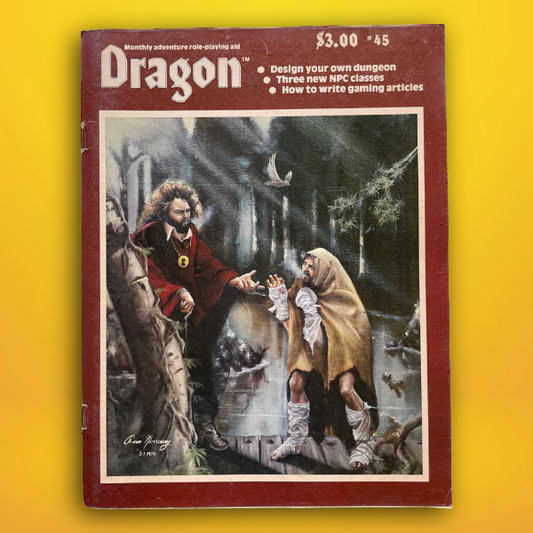 Dragon Magazine #45 January 1981 TSR - Lichyard Games