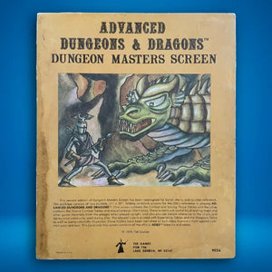 Dungeon Masters Screen REF1 9024 AD&D 1e - Lichyard Games