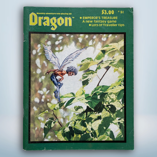 Dragon Magazine #51 July 1981 TSR - Lichyard Games