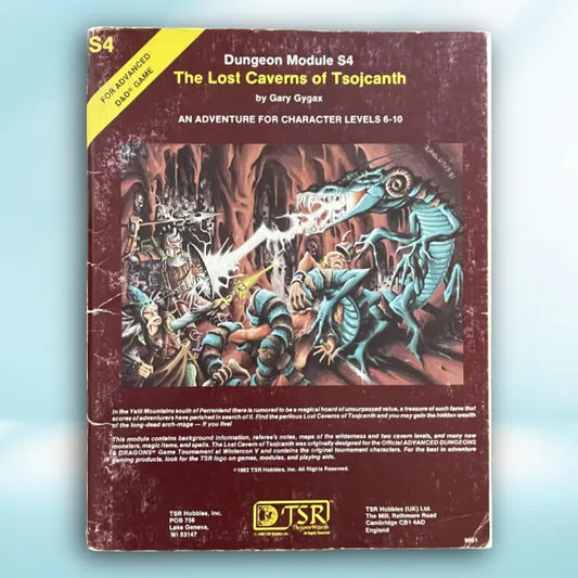 The Lost Caverns of Tsojcanth S4 9061 AD&D 1e - Lichyard Games