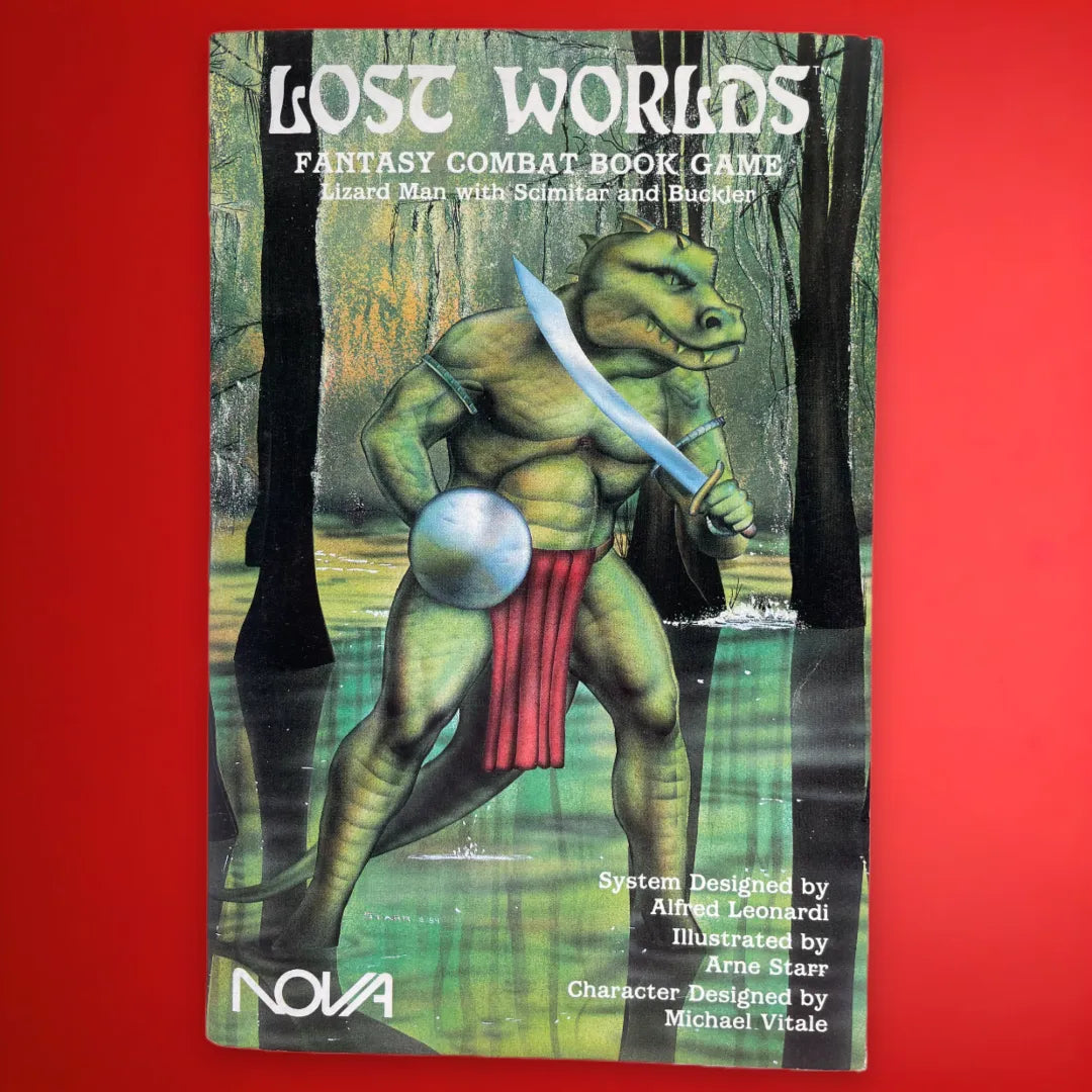 Lizard Man with Scimitar and Buckler Lost Words 1012
