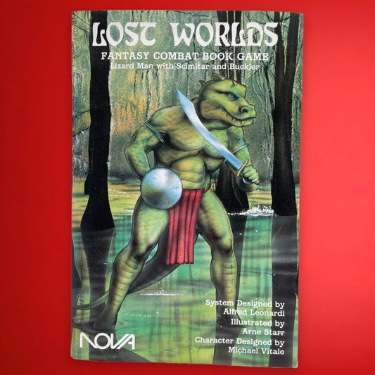 Lizard Man with Scimitar and Buckler Lost Words 1012