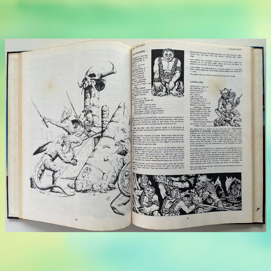 Fiend Folio 2012 Advanced Dungeons & Dragons 1e