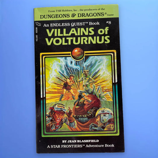 Villains of Volturnus An Endless Quest Book #8 Star Frontiers (1983) - Lichyard Games