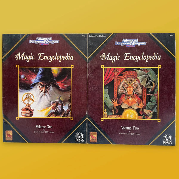The Magic Encyclopedia Volumes One and Two AD&D 2e