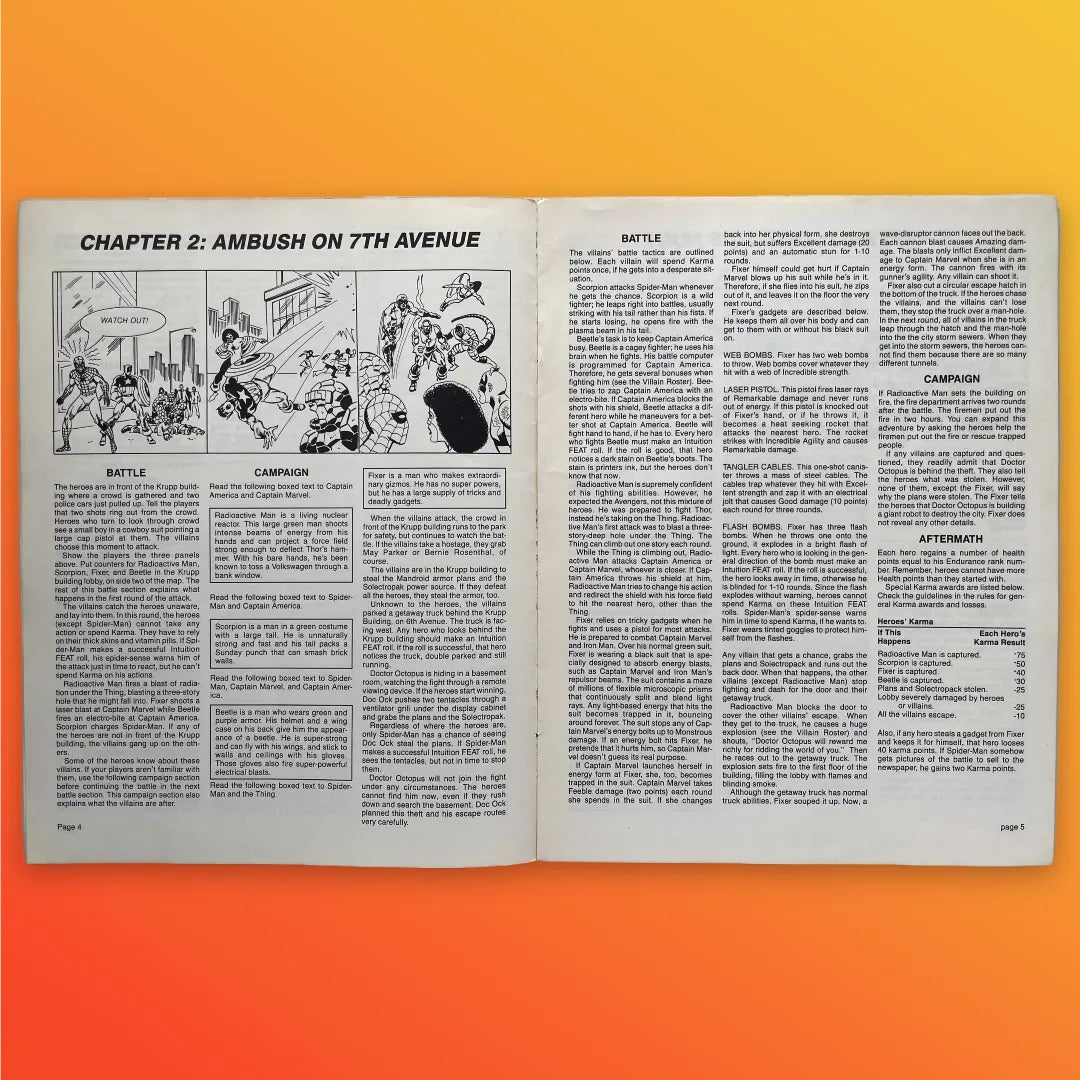 Marvel Super Heroes: The Heroic Role-playing Game TSR