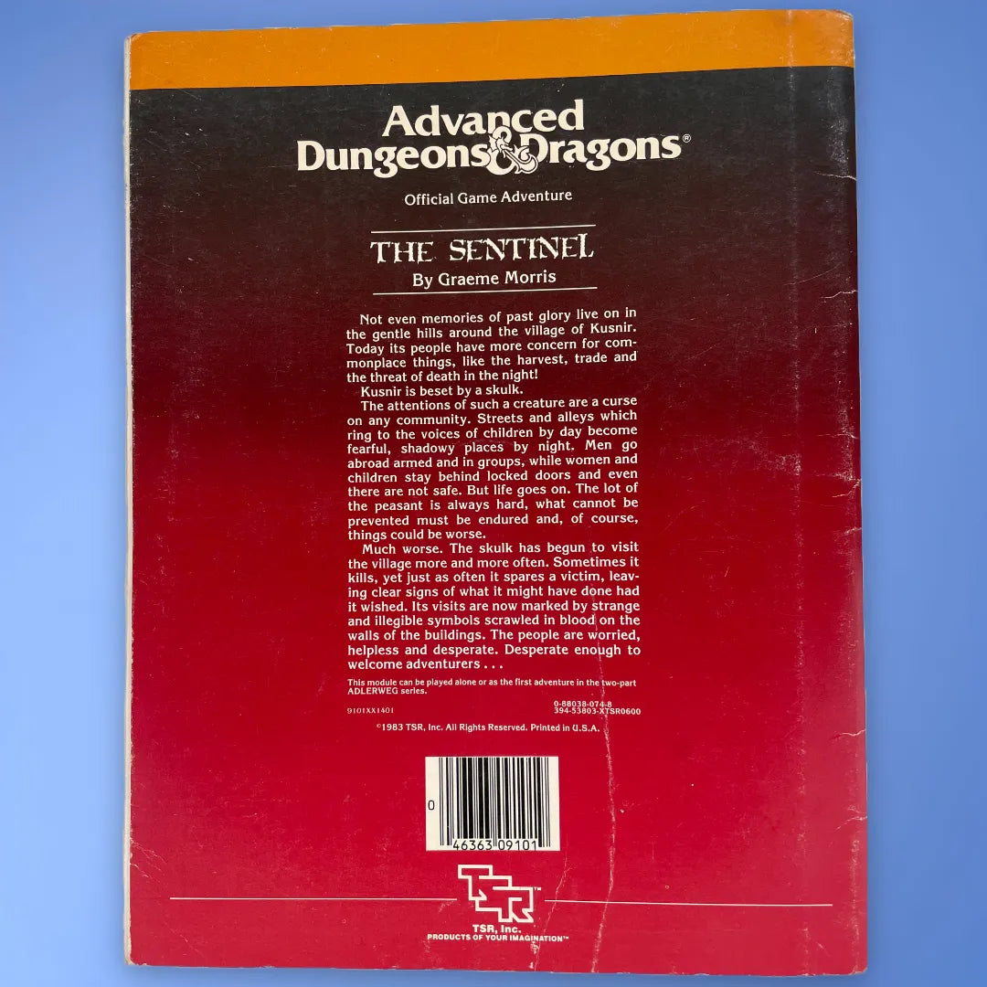 The Sentinel UK2 9101 Advanced Dungeons & Dragons 1e