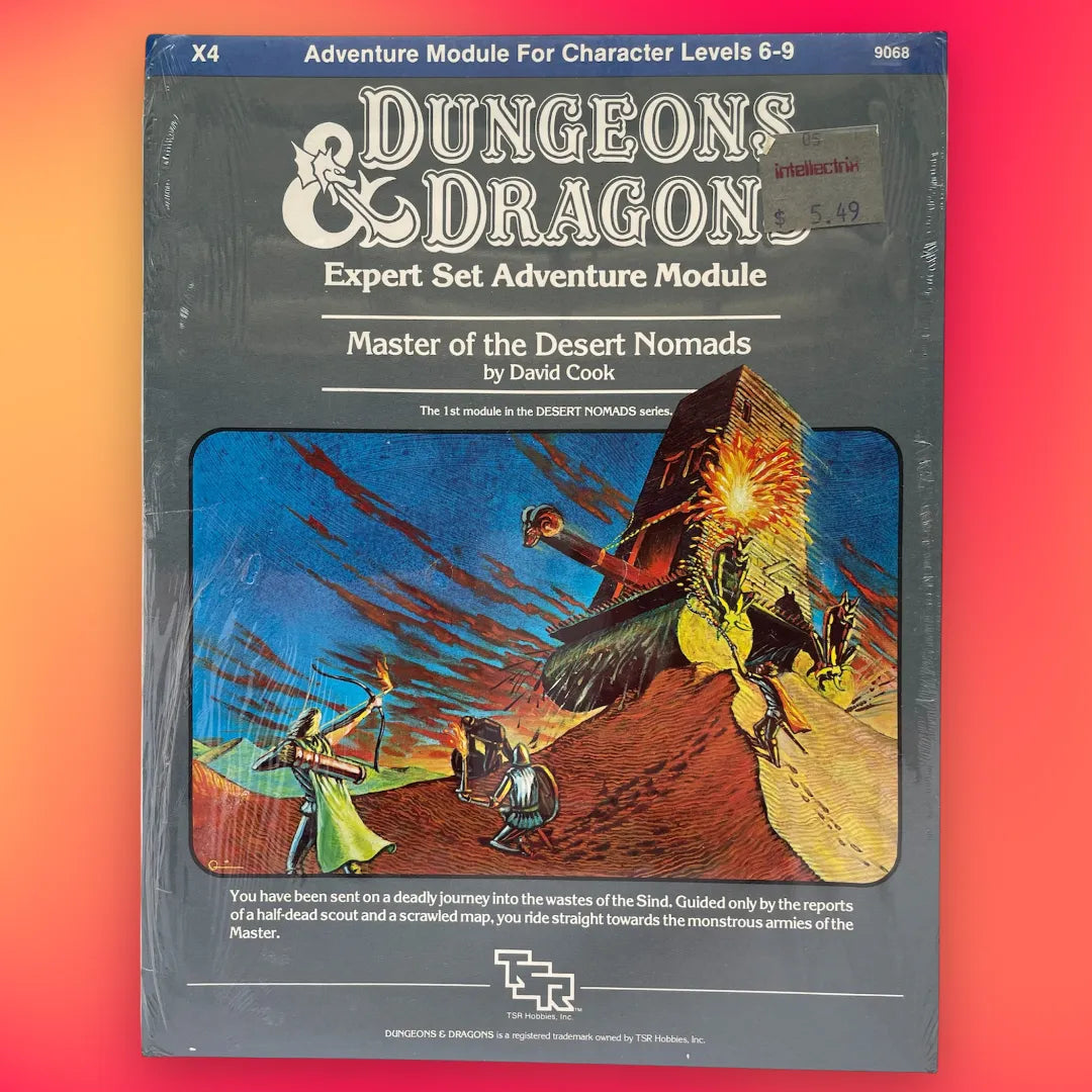Master of the Desert Nomads X4 9068 Dungeons & Dragons (Factory Sealed)