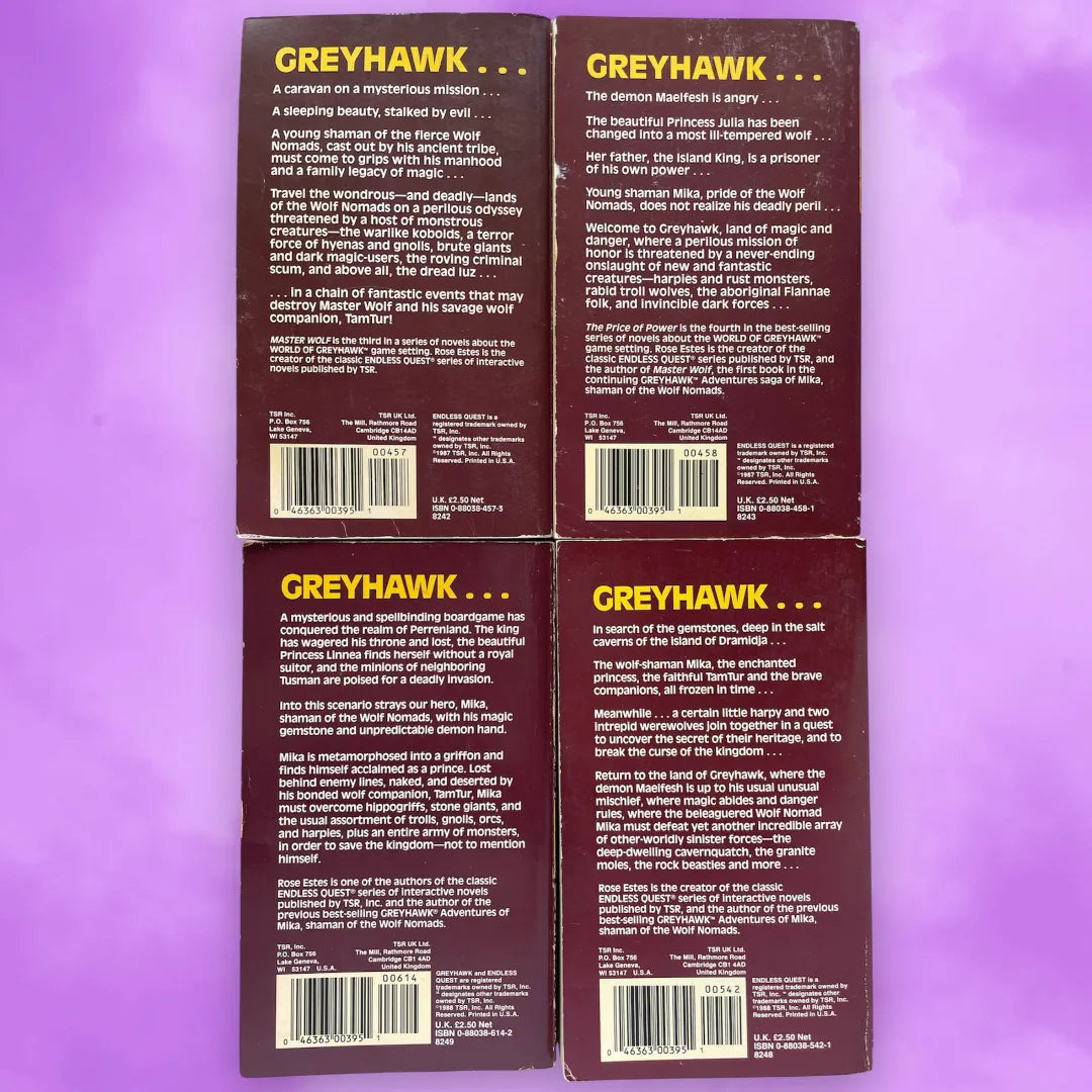 Greyhawk Adventures Books 3-6 by Rose Estes