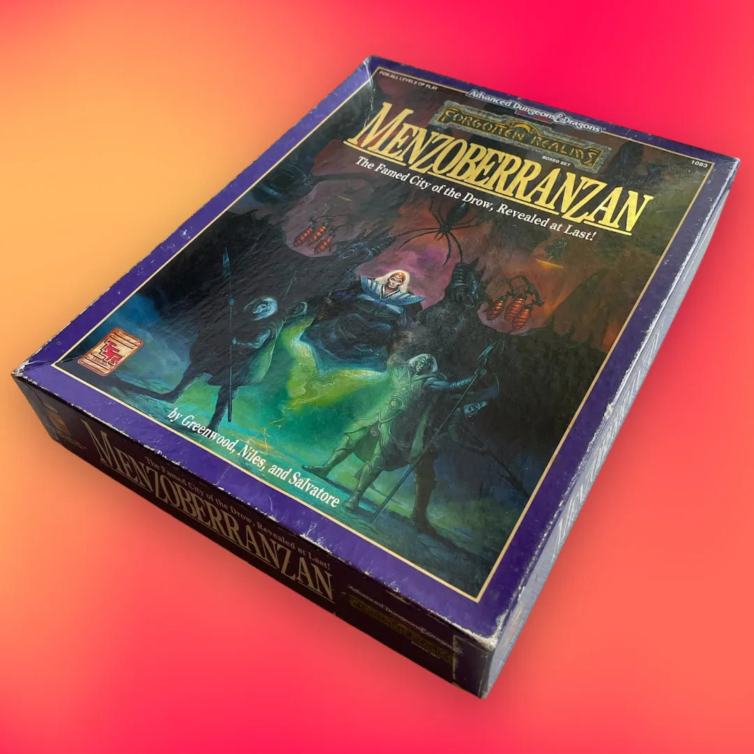 Menzoberranzan Forgotten Realms Box Set 1083 Advanced Dungeons & Dragons 2e